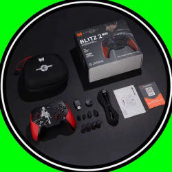 Bigbigwon Blitz 2 TMR Dynasty Warriors Tri Mode Nearlink Wireless Bluetooth Gamepad 2000Hz Somatosensory Controllers For NS PC