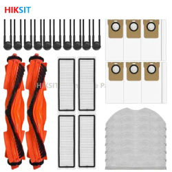 For Xiaomi Sweeping Robot Vacuum H40 / OV51 Spare Parts Main Side Brush Mop Cloth HEPA Filter Dust Bag Accessories