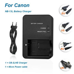 CB-2LH CB-2LHT CB-2LHE chargeur de batterie pour Canon G1 G5x G7x G9X Sx620 Sx720 Sx730 Sx740 HS caméra NB-13L chargeur de batterie