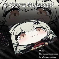 Tapis de souris Zenless Zone Zero Ellen Miyabi, Version Q, petit tapis de souris ZZZ pour bureau, PC Gamer, clavier, tapis de bureau antidérapant en caoutchouc
