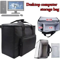 Sac pour ordinateur de bureau, étui pour Micro hôte, étui de protection, stockage d'écran de moniteur, sac étanche épais pour clavier