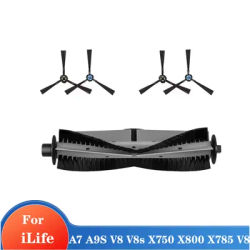 Main Brush Side Brush for Silvercrest SSR1 SSRA1 ZACO Ilife A9s A9 A7 A80 Plus A10s L100 Robot Vacuum Cleaner Parts