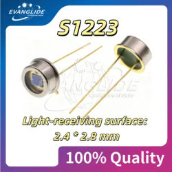 Photodiode en silicium Hamamatsu S1223, réponse à haute vitesse, haute sensibilité, Type transmissif, 1 pièce