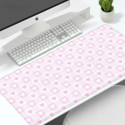 Tapis de souris Gamer mignon coeur XL ordinateur maison grand tapis de souris XXL tapis de souris tapis en caoutchouc naturel tapis de souris de bureau tapis de souris