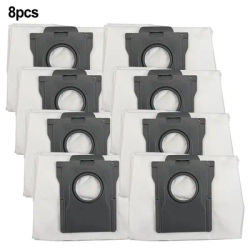 8 Pack Replacement Dust Bags Compatible With For D10 Plus Gen 2 And L10s Plus Robot Vacuum Cleaner