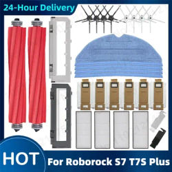 For Roborock S7 T7S S7Max Accessory of Washable Filter Main Side Brush Mop Hepa Filter Robot Vacuum Cleaner Parts Optional Kits