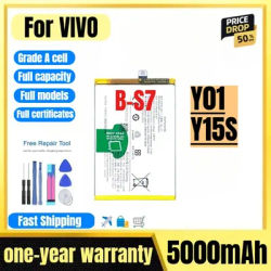 B-S7 pour VIVO Y01/Y15S, batterie de téléphone portable de haute qualité et de grande capacité, remplacement de batterie, cellule de qualité A avec outils.