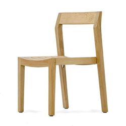 Horizon Teak Wood Stacking Side Chair