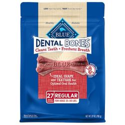 Blue Dental Bones Regular Size Dog Treats, 27 oz.