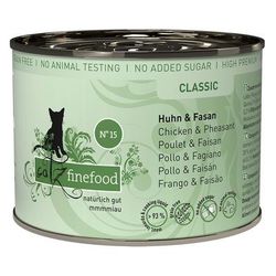 6x200g Chicken & Pheasant Catz Finefood Wet Cat Food