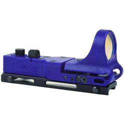 C-MORE Railway Red Dot Sight w/Click Switch Blue 6 MOA CRWBB-6