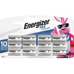 Energizer Battery CR123A (EL123A) 3 Volt Lithium Pack of 12 SKU - 160167