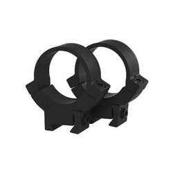 Warne Maxima Steel Rings 30mm Rimfire 3/8in or 11mm Dovetail Medium - Matte 731M