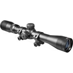 Barska 4x32 Plinker 22 Rifle Scope w/ 30/30 reticle & 3/8in. Dovetail Rings - CLAM AC10039