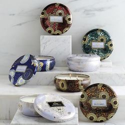 Voluspa 3-wick Tin Candle - Goji & Toracco - Frontgate