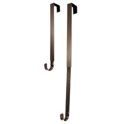 Adjustable Metal Wreath Hanger - Antique Brass - Frontgate - Holiday Storage