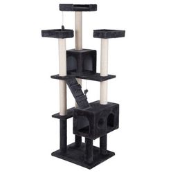 Rapunzel Cat Tree - Dark Grey