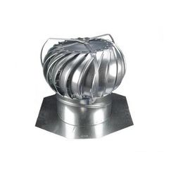 Lomanco Whirlybird Turbine 12 Inch Turbine Externally Braced - Galvanized Steel