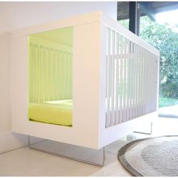 Spot On Square Alto Crib - Kiwi Acrylic