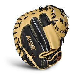 All Star Pro Elite CM3000 33.5" Baseball Catchers Mitt - Right Hand Throw Brown/Black
