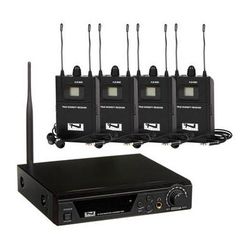 Anchor Audio AL-9000 4-User Assistive Listening System with Base Station (902 -928 MHz) AL-9000