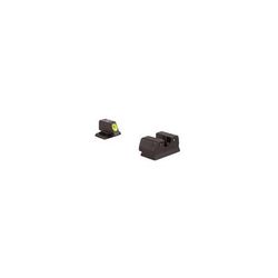 Trijicon HD XR Night Sight Set Yellow Front Outline for FNH FNS-40 FNX-40 and FNP-40 Black 600880