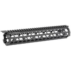 Midwest Industries AR-15/M16 M-Series Two Piece Drop-In M-LOK Handguard 12 in Rifle Length Black MI-19M