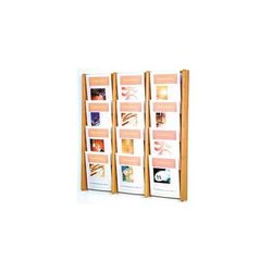 12 Pocket Magazine Wall Rack