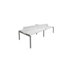 4-Person Benching Workstation w/ 71" x 28" Worksurfaces