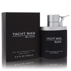 Yacht Man Black For Men By Myrurgia Eau De Toilette Spray 3.4 Oz