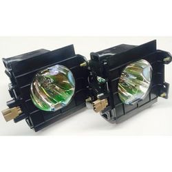 Jaspertronics™ OEM Lamp & Housing for the Panasonic PT-D4000(DUAL) Projector with Ushio bulb inside - 240 Day Warranty