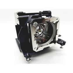 Jaspertronics™ OEM Lamp & Housing for the Panasonic PT-VX415NU Projector with Ushio bulb inside - 240 Day Warranty