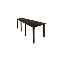 12' x 4' Standing Height Conference Table w/Square Post Legs