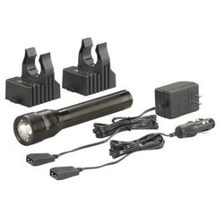 Streamlight Stinger Classic LED Flashlight - 120V AC/DC - 2 Holders NiCd 75662