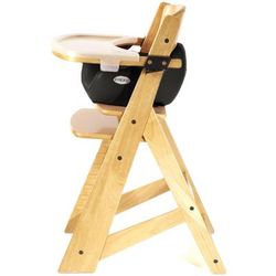 Keekaroo Height Right High Chair & Infant Insert - Natural / Black