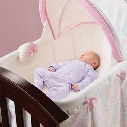 Summer Infant Classic Comfort Wood Bassinet - Bedtime Blossom