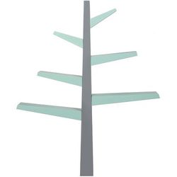 Babyletto Spruce Tree Bookcase - Grey/Mint