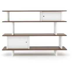 Oeuf Mini Library - White/Walnut