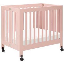 Babyletto Origami Mini Crib - Petal Pink