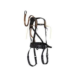 Muddy Safeguard Harness includes Lineman's Belt Tree Strap Suspension Releif Strap Caribiner Black/Orange XL MSH400-XL