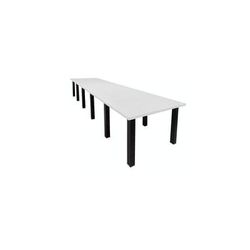 15' x 4' Conference Table w/Square Post Legs