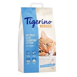 Lettiera Tigerino Nuggies (Ultra) - fiori di cotone - 14 L (ca. 14,2 kg)