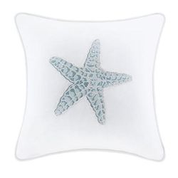 Harbor House Maya Bay 16x16'' Square Pillow in White - Olliix HH30-1229A