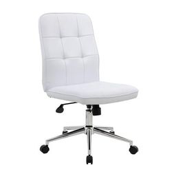 Boss Modern Office Chair - White - Boss Office Products B330-WT