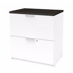 Pro-Concept Plus Lateral File in White & Deep Grey - Bestar 110630-1117