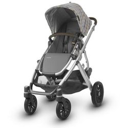 UPPAbaby 2019 VISTA Stroller - Spenser (Grey & Yellow Tartan/Silver/Moss Leather)