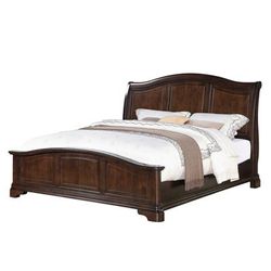Conley Cherry King Panel Bed - Picket House Furnishings CM750KB