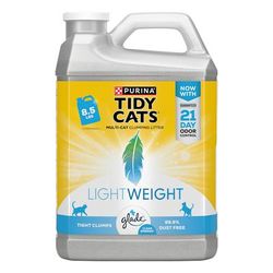 LightWeight Glade Clear Springs Low Dust Clumping Multi Cat Litter, 8.5 lbs.