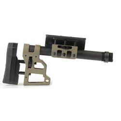 MDT Skeleton Carbine Stock Adjustable Cheek Pad 9.75 inch FDE 102856-FDE