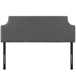 Laura Full Upholstered Fabric Headboard MOD-5392-GRY